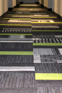 Réalisations - Tapis à  carreaux