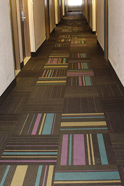 Réalisations - Tapis à  carreaux